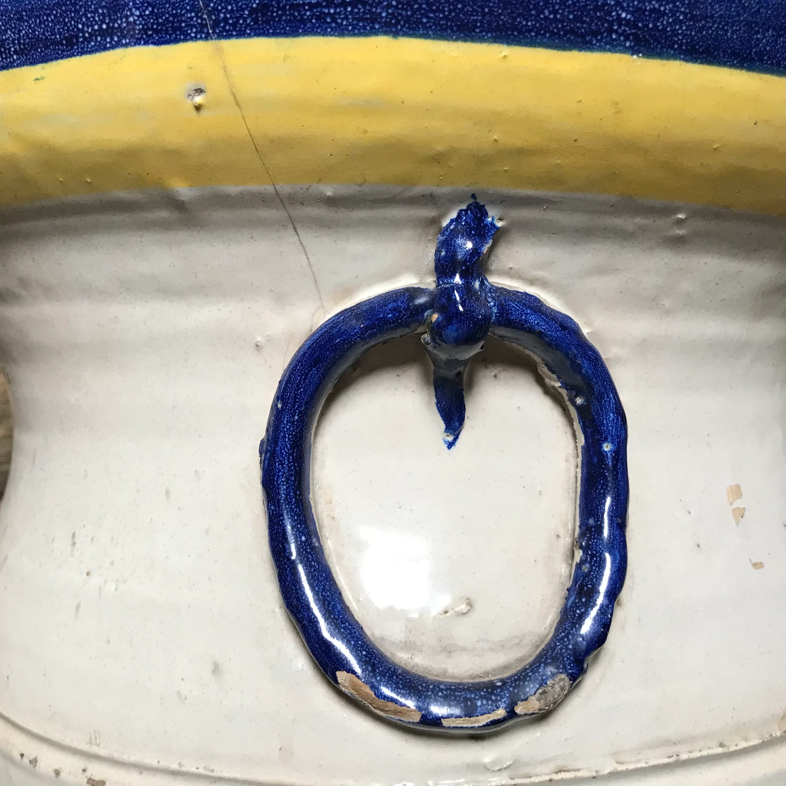 Three 19th Century Faience Spanish Campana Vases from the Real Alcázar de Sevilla (Royal Alcázar Palace of Seville) - Image 15