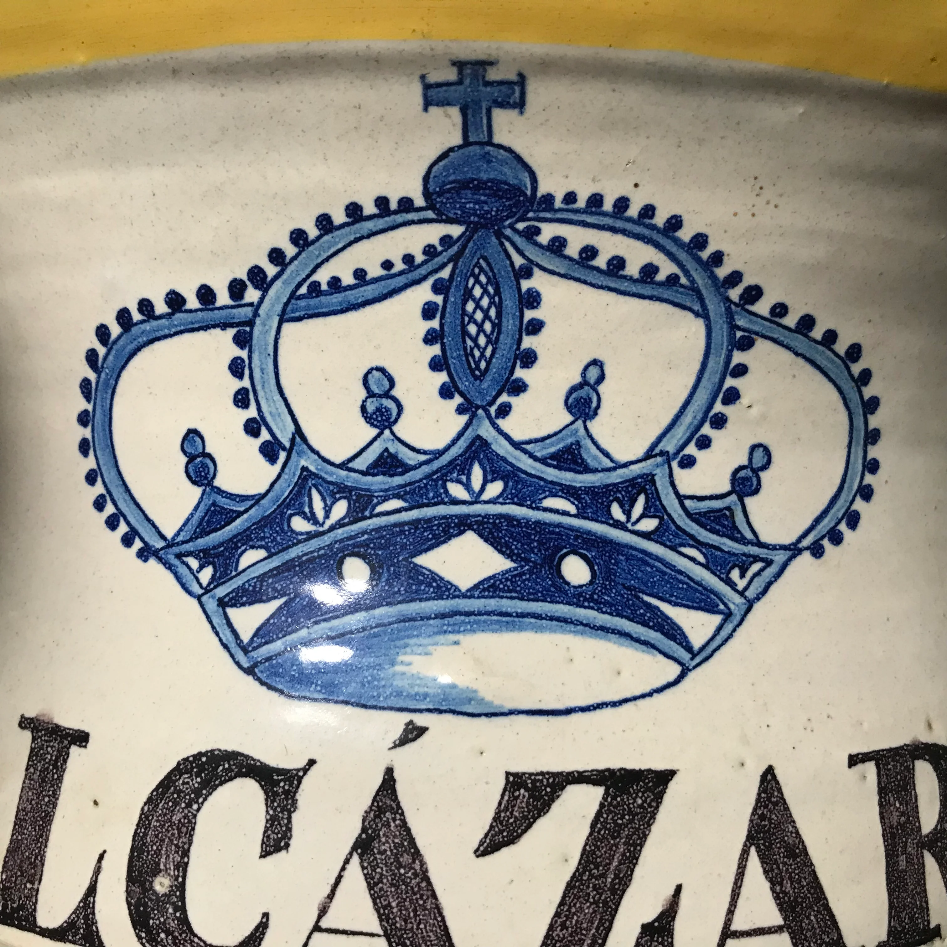 Three 19th Century Faience Spanish Campana Vases from the Real Alcázar de Sevilla (Royal Alcázar Palace of Seville) - Image 7