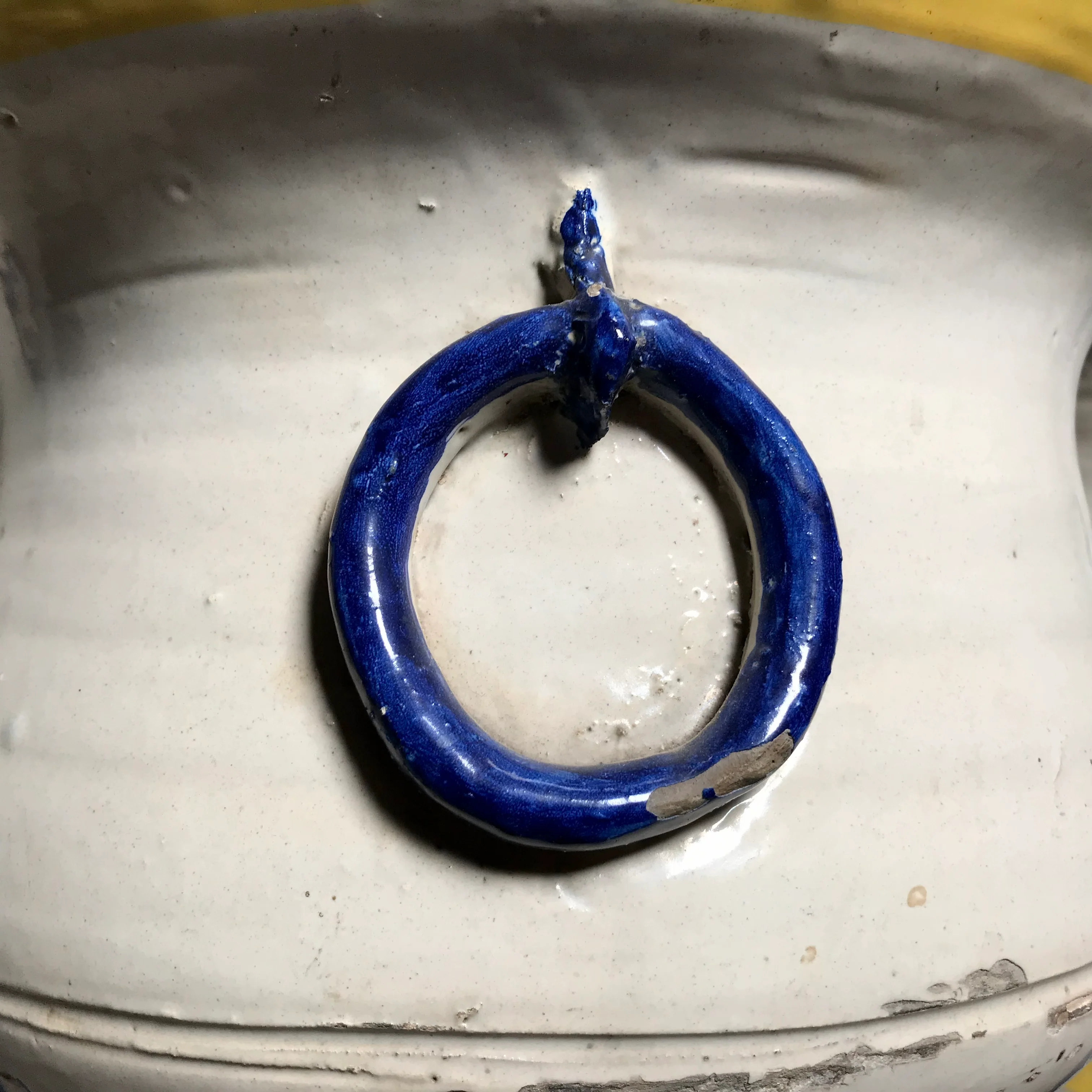 Three 19th Century Faience Spanish Campana Vases from the Real Alcázar de Sevilla (Royal Alcázar Palace of Seville) - Image 9