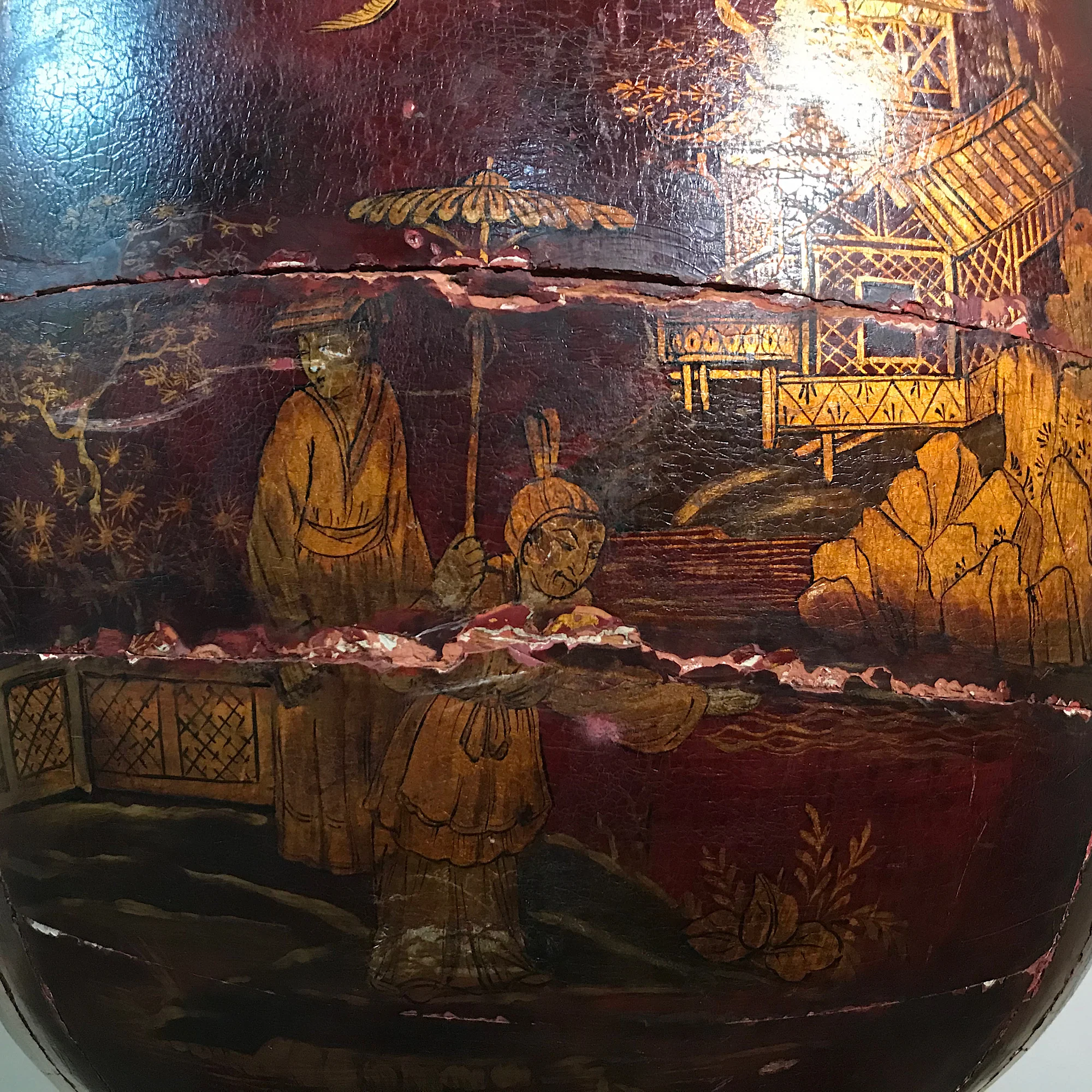 Rare Venetian Gondola Chair (Poltroncina) c. 1735-1760 - Image 11