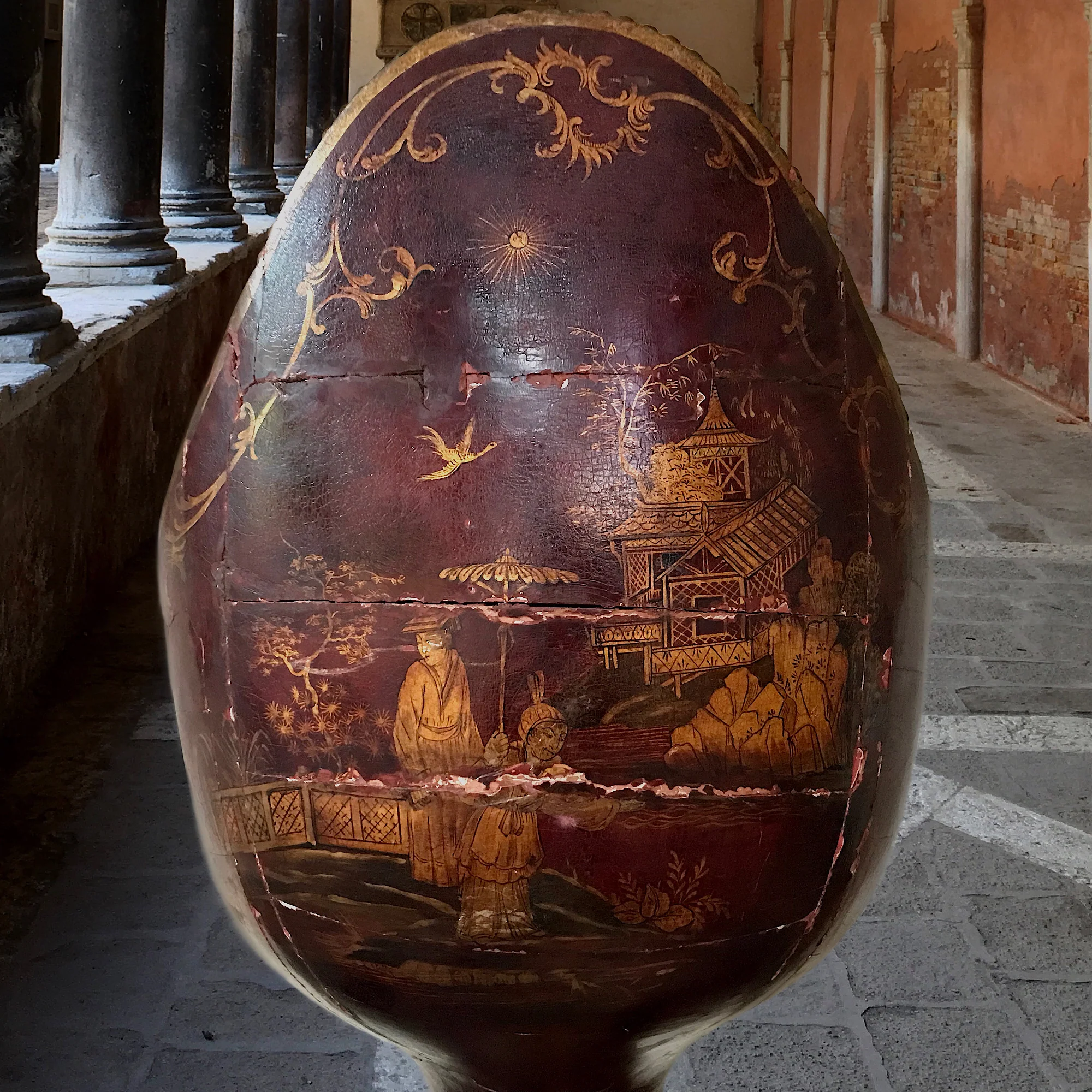 Rare Venetian Gondola Chair (Poltroncina) c. 1735-1760 - Image 4