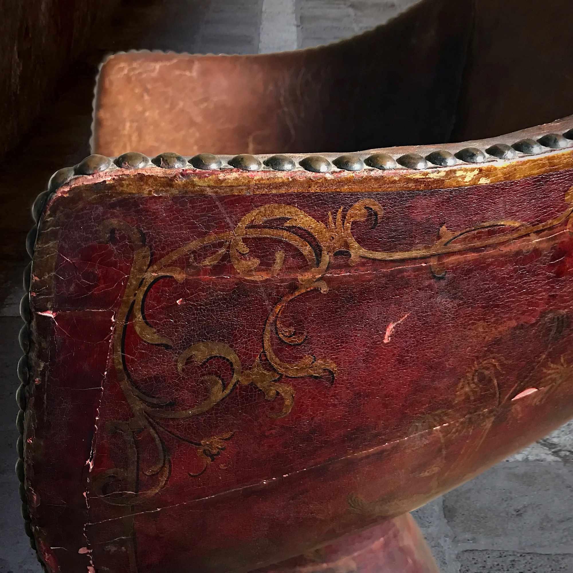 Rare Venetian Gondola Chair (Poltroncina) c. 1735-1760 - Image 6