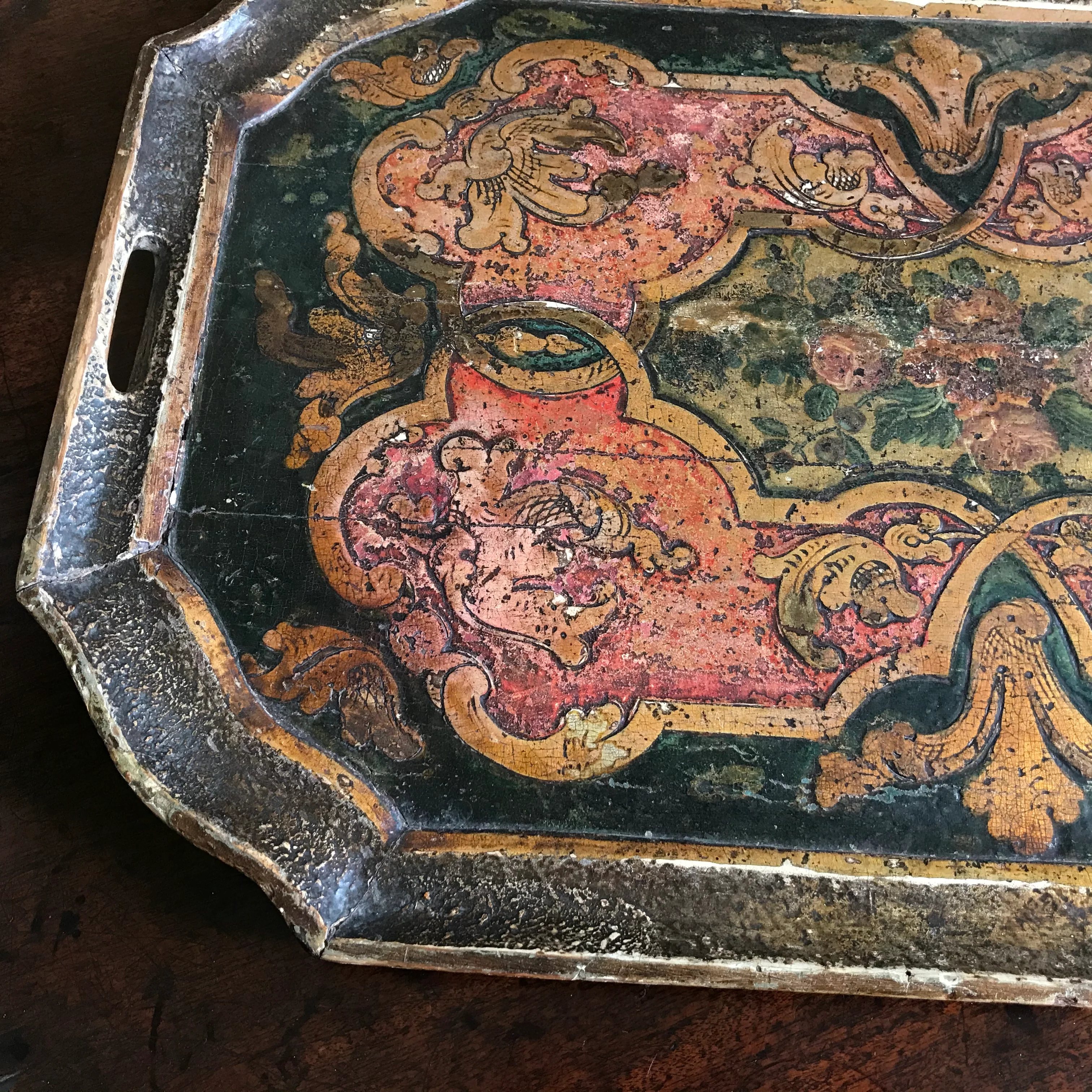 Venetian Lacquered Tray in the Rococo Style
Italy, circa 1860–1880 - Image 4