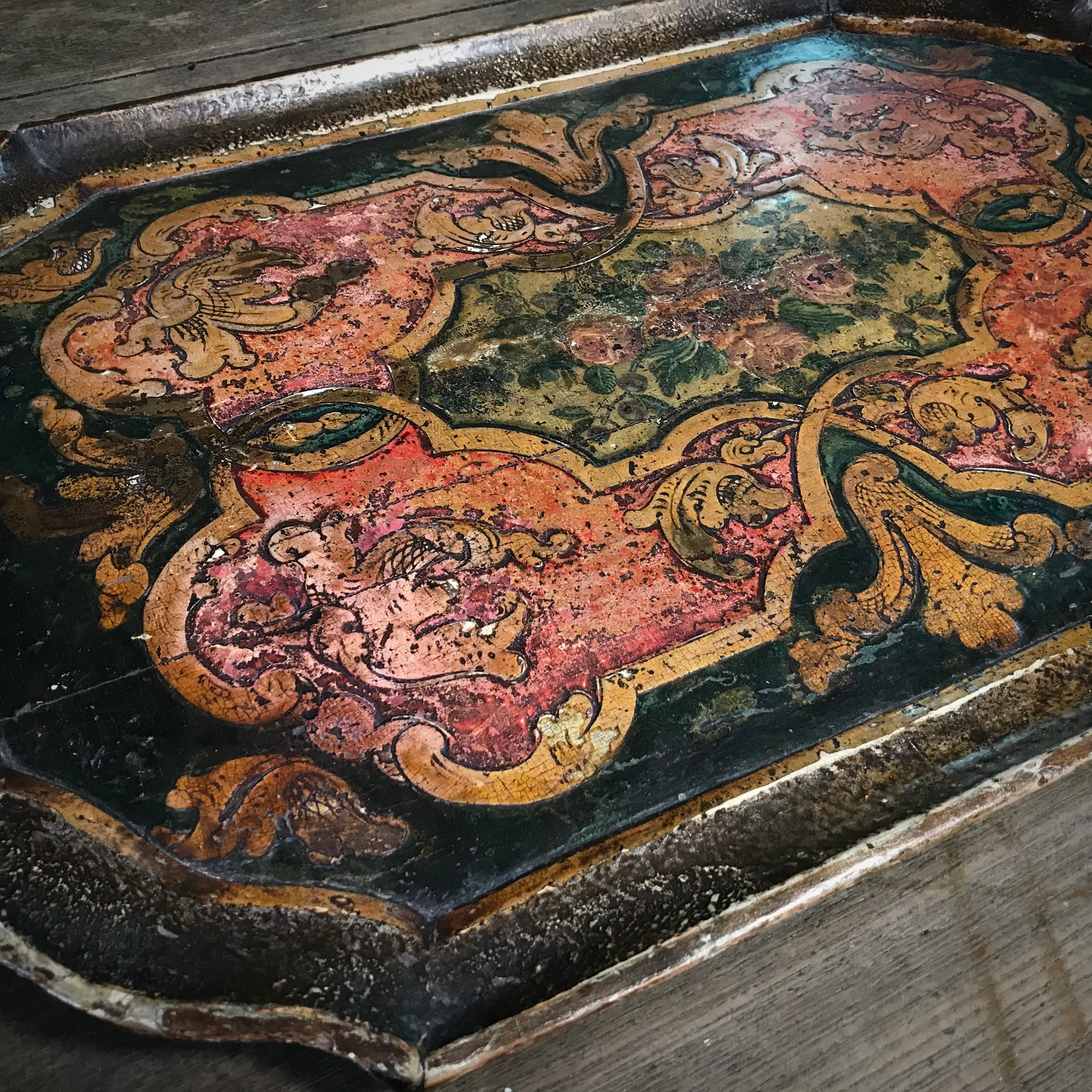 Venetian Lacquered Tray in the Rococo Style
Italy, circa 1860–1880 - Image 9