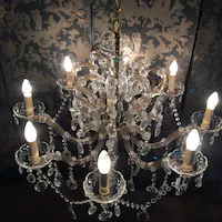 Vintage French Chandelier - Image 4